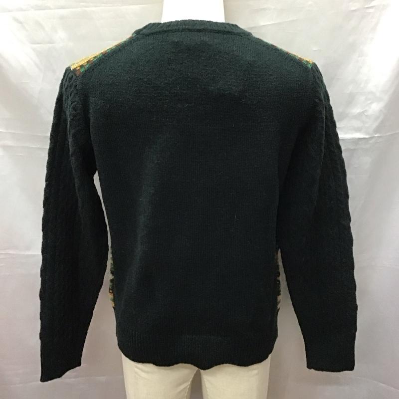 ジム gim ニット、セーター 長袖 長袖ニットカットソー ニット セーター クルーネックニット M 総柄 マルチカラー / マルチカラー /  メンズ USED 古着 中古 10113243