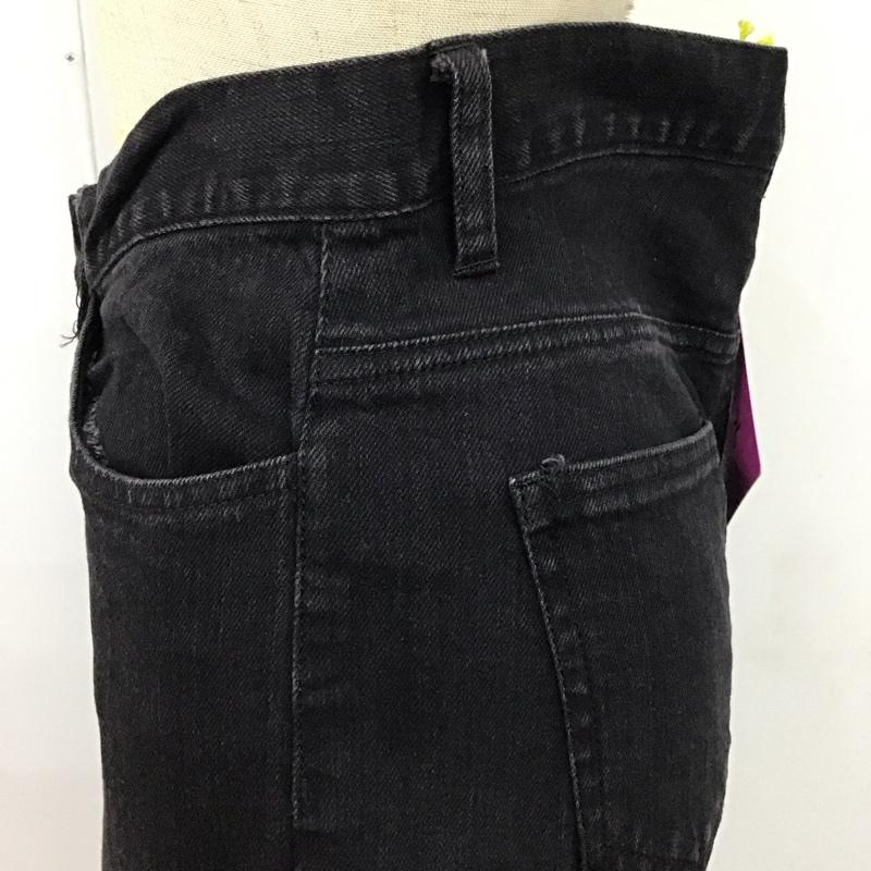 リルリリー lilLilly パンツ デニム、ジーンズ L18SS-PT201 ストレッチ S ダメージ加工 黒 / ブラック /  レディース USED 古着 中古 10117233