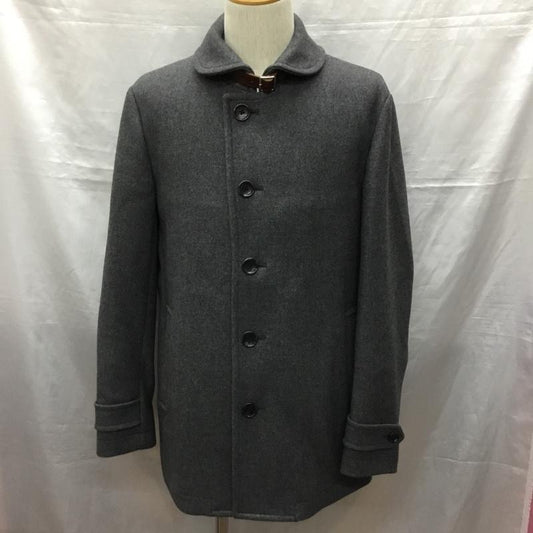 アデイインザライフ ユナイテッドアローズ A day in the life UNITED ARROWS コート コート一般 ロングコート ロングジャケット カラージャケット アウター L 無地 灰 / グレー /  メンズ USED 古着 中古 10121785