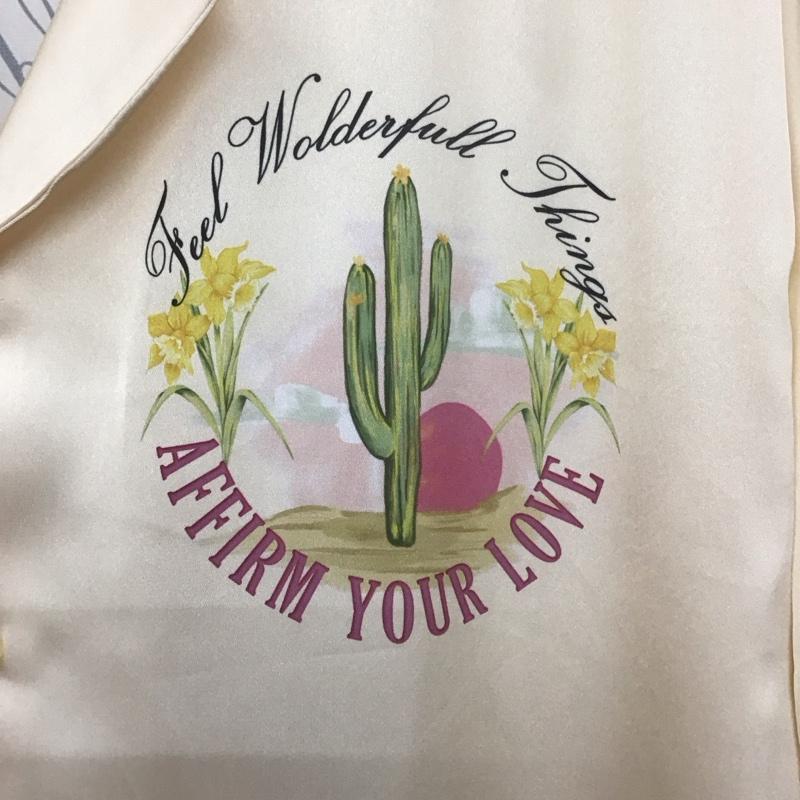 ザラ ZARA シャツ、ブラウス 半袖 半袖シャツ プリントシャツ カラーシャツ S プリント ベージュ / ベージュ /  メンズ USED 古着 中古 10132699