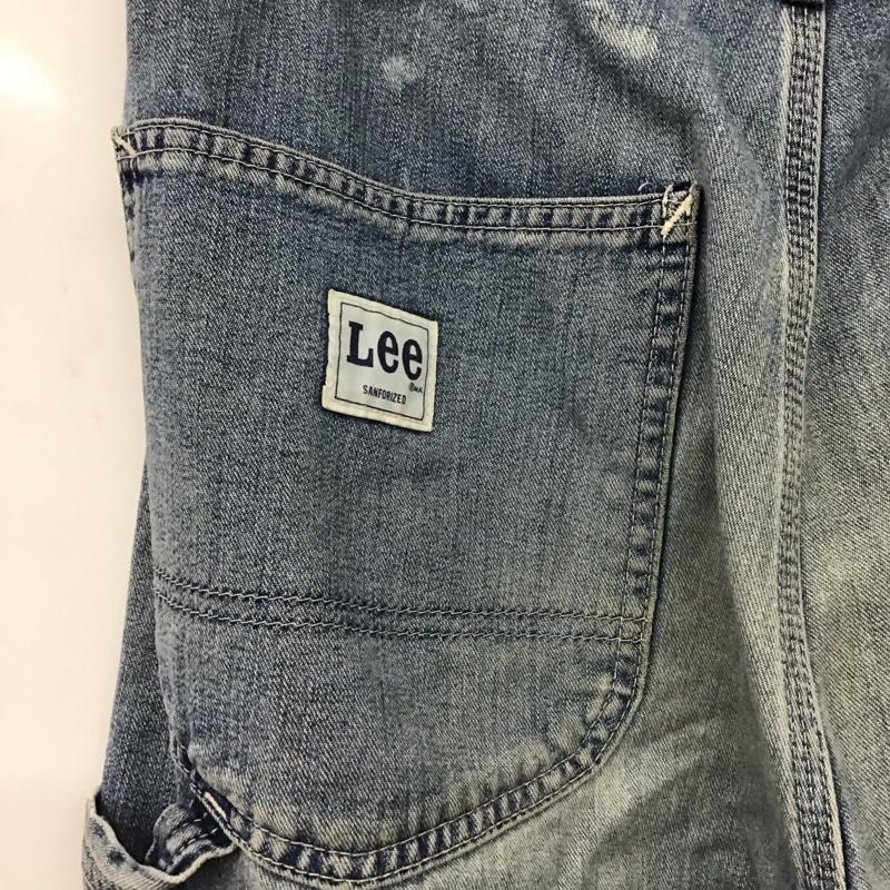 リー Lee パンツ デニム、ジーンズ デニムパンツ ワイドパンツ カジュアルパンツ 34 ロゴ、文字 インディゴ / インディゴ /  メンズ USED 古着 中古 10148499