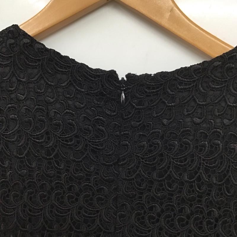 クロエ Chloe ワンピース ひざ丈スカート 無地 黒 / ブラック /  レディース USED 古着 中古 10131134