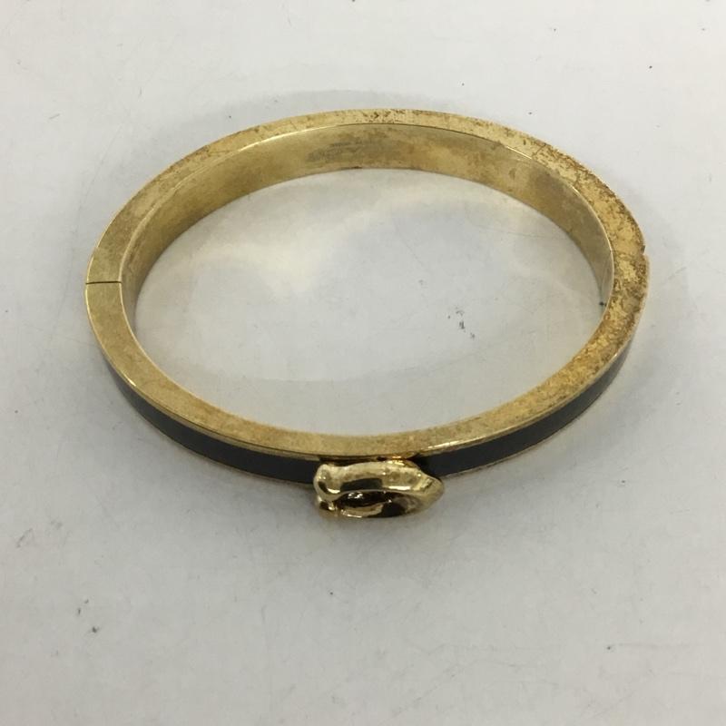 コーチ COACH アクセサリー ブレスレット、バングル ロゴ、文字 黒 / ブラック / X 金 / ゴールド /  レディース USED 古着 中古 10128833