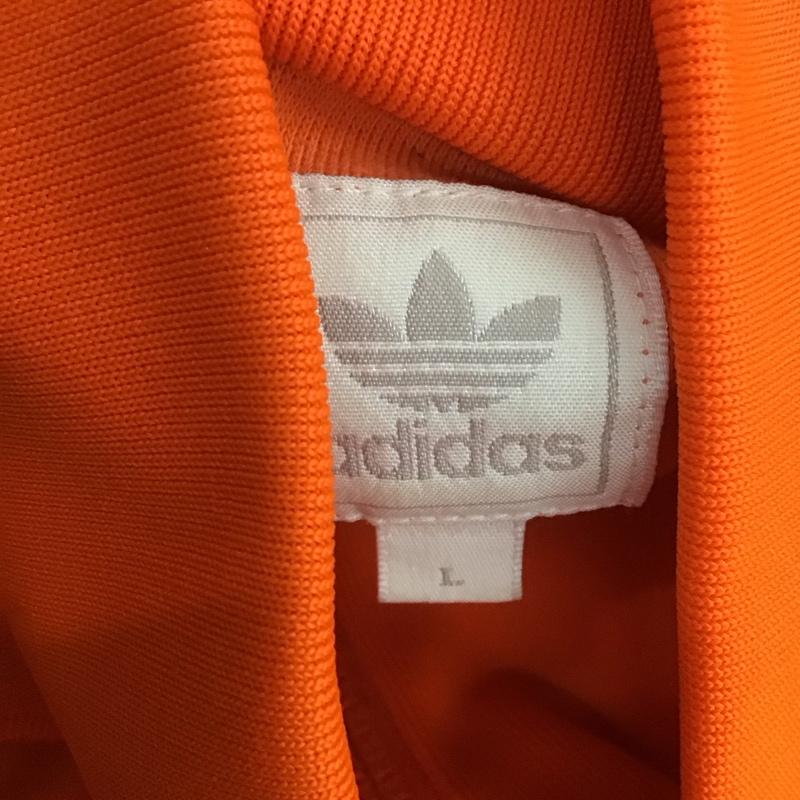 アディダス adidas ジャケット、上着 ジャンパー、ブルゾン 705766 オランダ代表 ジャージ ジップアップジャケット カジュアルジャケット L ロゴ、文字 橙 / オレンジ /  メンズ USED 古着 中古 10107095