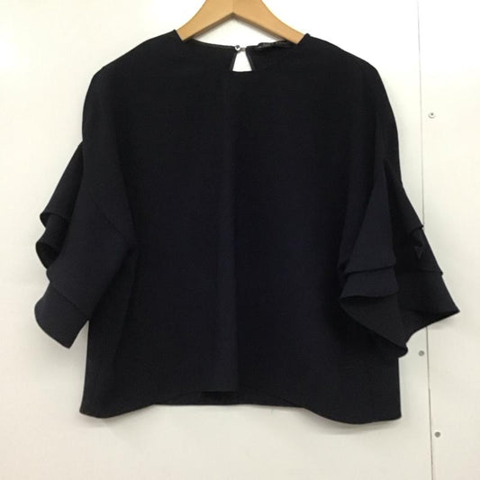 ザラウーマン ZARA WOMAN シャツ、ブラウス 半袖 M 無地 紺 / ネイビー /  レディース USED 古着 中古 10144244