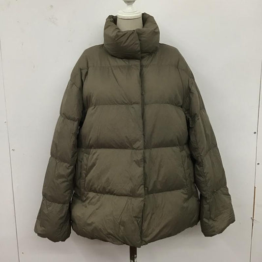 ユニクロ UNIQLO ジャケット、上着 ジャケット、ブレザー 211-421618 ジップアップジャケット ジャンパー ジャケット ダウンジャケット アウター M 無地 灰 / グレー /  レディース USED 古着 中古 10124345
