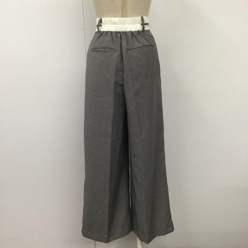 チコ CHICO パンツ スラックス ワイドパンツ FREE 無地 灰 / グレー /  レディース USED 古着 中古 10108673