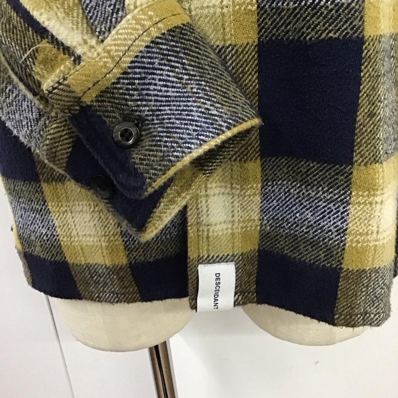 ディセンダント DESCENDANT パーカー 長袖 長袖シャツパーカー チェックシャツ 長袖カットソー 1 チェック マルチカラー / マルチカラー /  メンズ USED 古着 中古 10120379