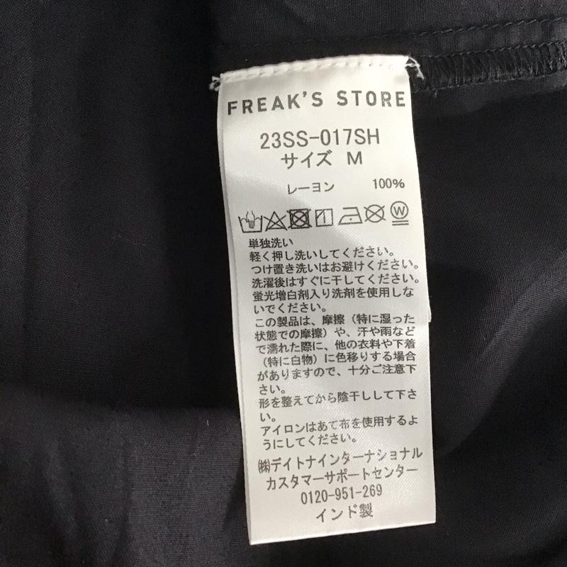 フリークスストア FREAK S STORE シャツ、ブラウス 長袖 長袖シャツ 刺繍シャツ カラーシャツ M 刺繍 黒 / ブラック /  メンズ USED 古着 中古 10148958