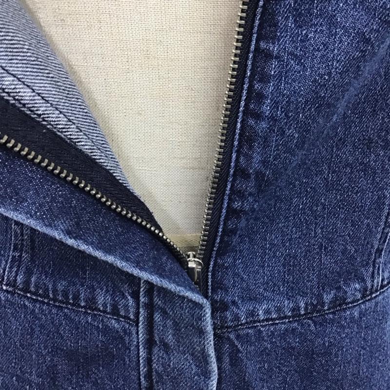 ローリーズファーム LOWRYS FARM ワンピース ロングスカート M 無地 インディゴ / インディゴ /  レディース USED 古着 中古 10121562