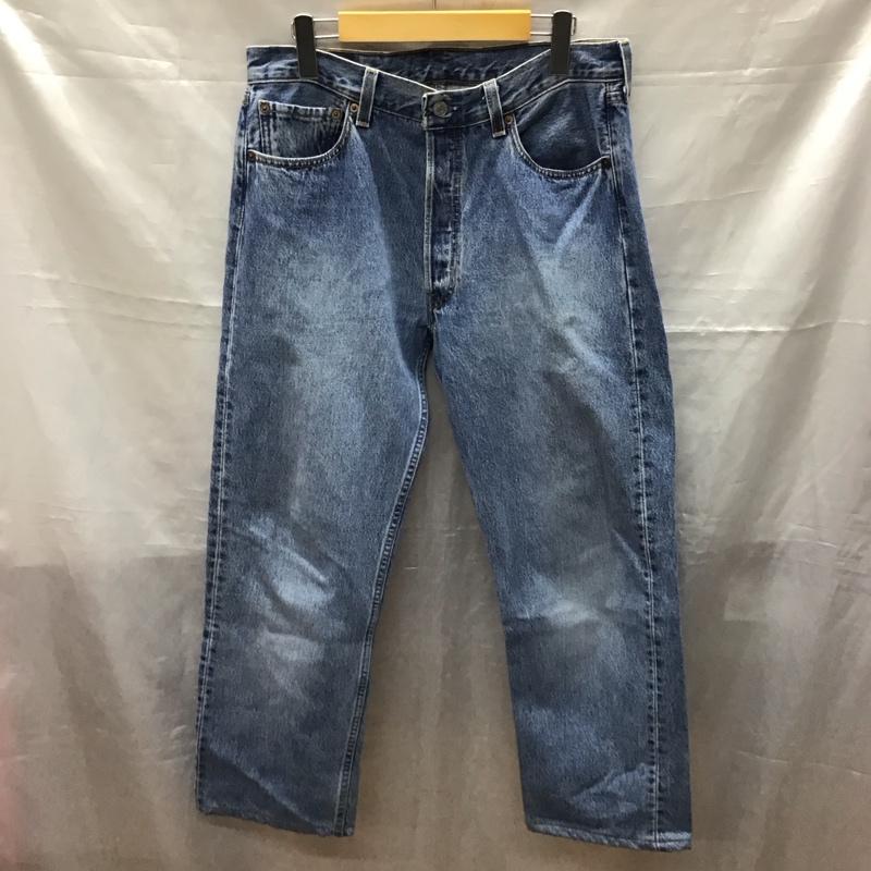 リーバイストラウスアンドコー Levi Strauss & co. パンツ デニム、ジーンズ デニムパンツ ストレートパンツ ワイドパンツ カジュアルパンツ 98年製 USA製 34 無地 インディゴ / インディゴ /  メンズ USED 古着 中古 10117441