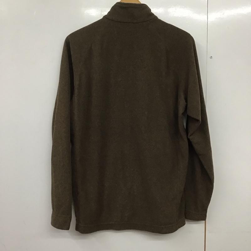 モンベル mont-bell ジャケット、上着 ジャケット、ブレザー 1114432 シャミースジャケット ジップアップジャケット スタンドカラー L ロゴ、文字 茶 / ブラウン /  メンズ USED 古着 中古 10143206