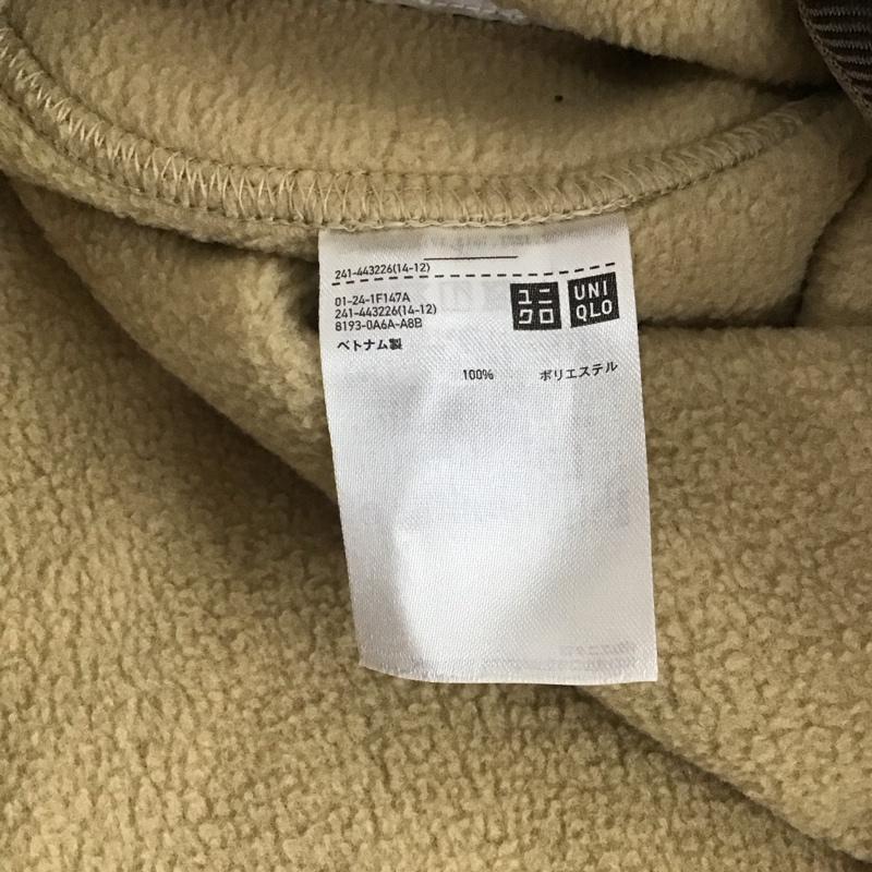 ユニクロ UNIQLO トップス トップス 241-443226 フリースオーバーサイズモックネックプルオーバー M 無地 ベージュ / ベージュ /  レディース USED 古着 中古 10139325