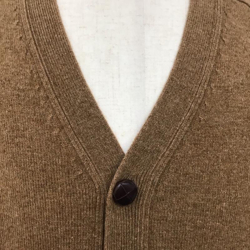 エルエルビーン L.L.Bean カーディガン 長袖 長袖 M 無地 茶 / ブラウン /  メンズ USED 古着 中古 10112837