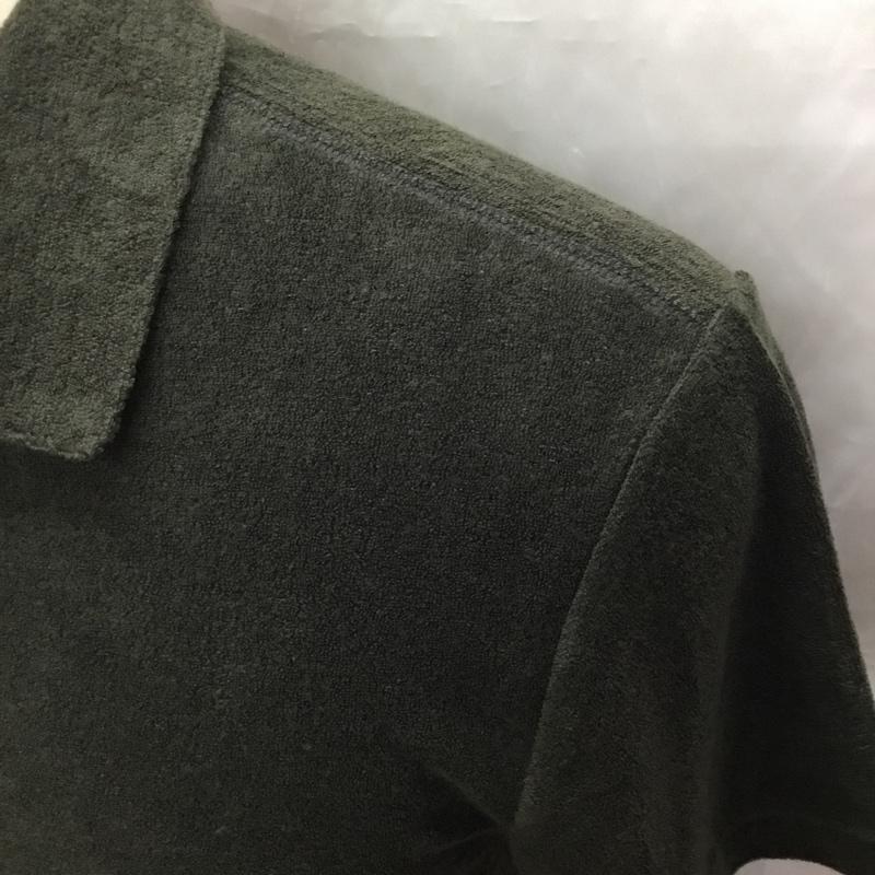 エーケーエム AKM ポロシャツ 半袖 半袖カットソー ポロシャツ カラーシャツ カジュアルシャツ S 無地 カーキ / カーキ /  メンズ USED 古着 中古 10111930