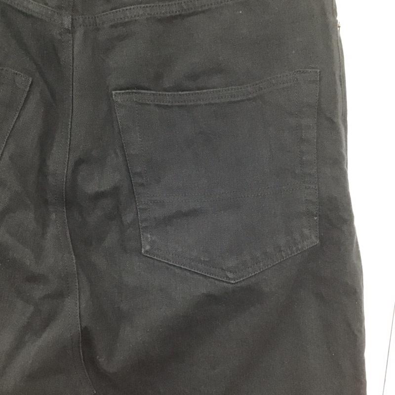 古着 USED パンツ デニム、ジーンズ mb there is a reason for all of the design サルエルパンツ ワイドパンツ L 無地 黒 / ブラック /  メンズ USED 古着 中古 10147462