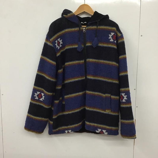 古着 USED ジャケット、上着 ジャケット、ブレザー ジップアップパーカー 長袖パーカー 古着 XL プリント マルチカラー / マルチカラー /  メンズ USED 古着 中古 10137719
