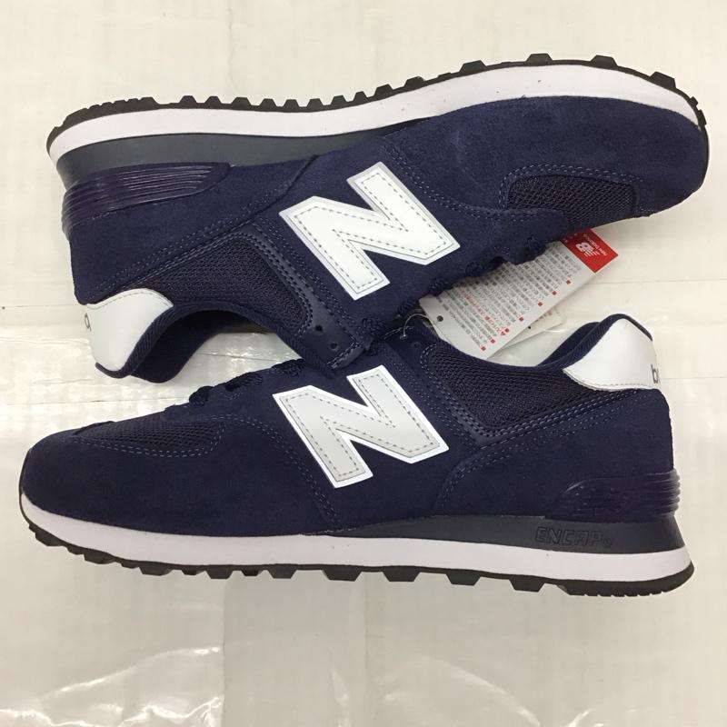 ニューバランス New Balance スニーカー スニーカー ML574EN2 タグ付き 26cm 26.0cm ロゴ、文字 紺 / ネイビー /  メンズ USED 古着 中古 10121605