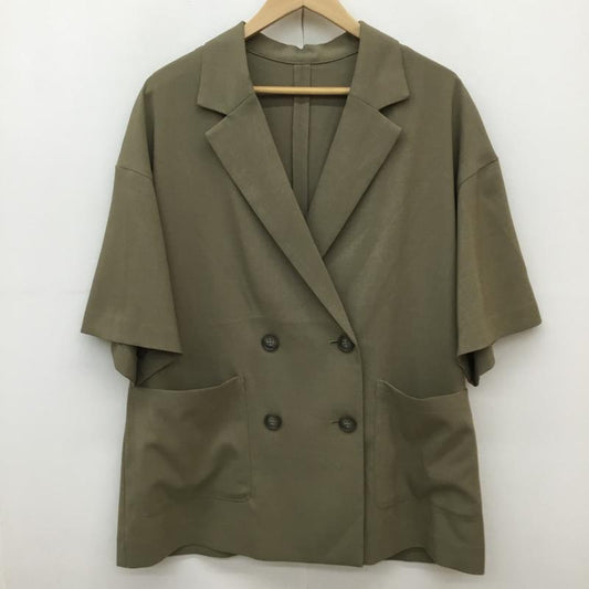 グローバルワーク GLOBAL WORK ジャケット、上着 ジャケット、ブレザー GW725017AD M 無地 茶 / ブラウン /  レディース USED 古着 中古 10137753