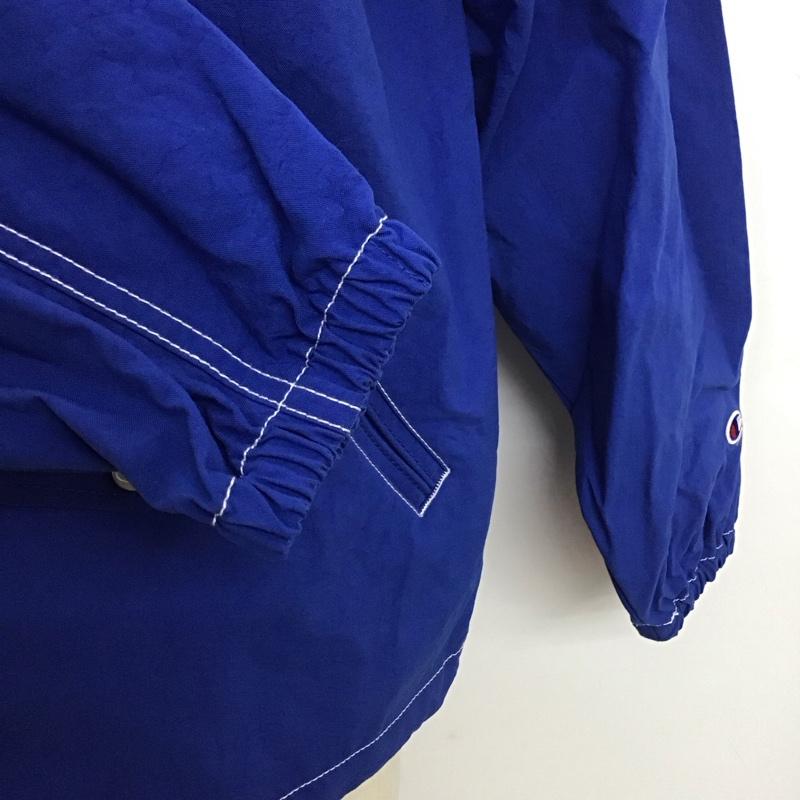 チャンピオン Champion ジャケット、上着 ジャケット、ブレザー c8-q603 19FW StandardCoachJacket カジュアルジャケット M ロゴ、文字 青 / ブルー /  メンズ USED 古着 中古 10124672