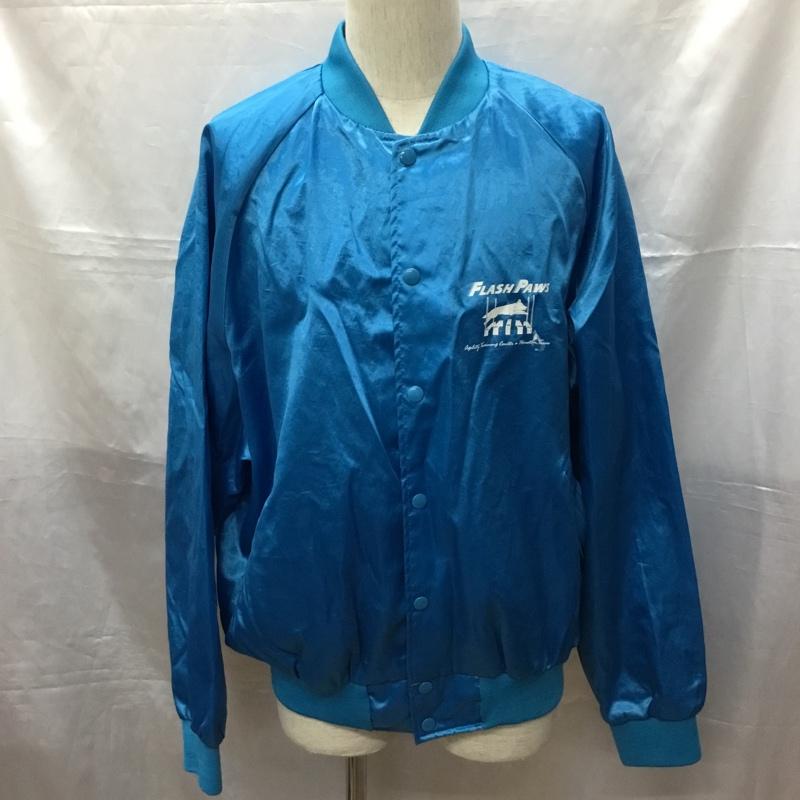 ヒルトン HILTON ジャケット、上着 ジャンパー、ブルゾン ナイロン XL ロゴ、文字 青 / ブルー /  メンズ USED 古着 中古 10114248