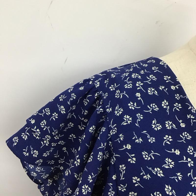 スライ SLY ワンピース ロングスカート 030fsr33-4720 TINYFLOWERFRILLワンピース ロングワンピース フレアスカート 2 総柄 青 / ブルー /  レディース USED 古着 中古 10109232
