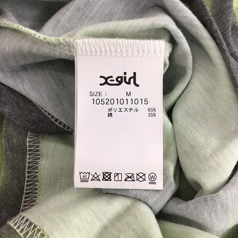 エックスガール X-girl Tシャツ 半袖 105201011015 M 総柄 X ロゴ、文字 マルチカラー / マルチカラー /  レディース USED 古着 中古 10134266