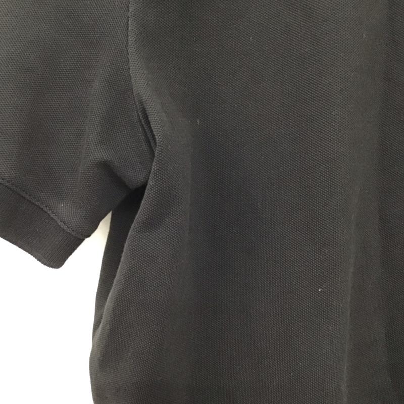 カルヴァン クライン ジーンズ Calvin Klein Jeans ポロシャツ 半袖 半袖ポロシャツ カラーシャツ 半袖カットソー L ロゴ、文字 黒 / ブラック /  メンズ USED 古着 中古 10139876
