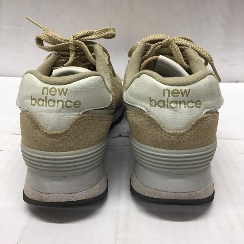 ニューバランス New Balance スニーカー スニーカー ML574ERJ 23cm 23.0cm ロゴ、文字 ベージュ / ベージュ /  レディース USED 古着 中古 10118200