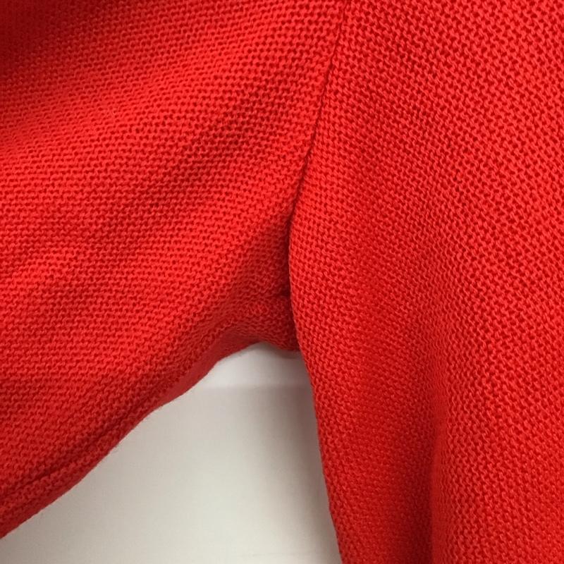 ラコステ LACOSTE カーディガン 長袖 長袖カーディガン ニットカーデガン 前開き ロゴ、文字 赤 / レッド /  メンズ USED 古着 中古 10147616
