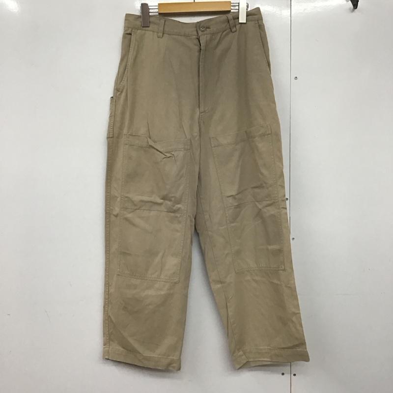 ニコアンド niko and... パンツ ワークパンツ、ペインターパンツ ワークパンツ ワイドパンツ カジュアルパンツ M 無地 ベージュ / ベージュ /  メンズ USED 古着 中古 10142606