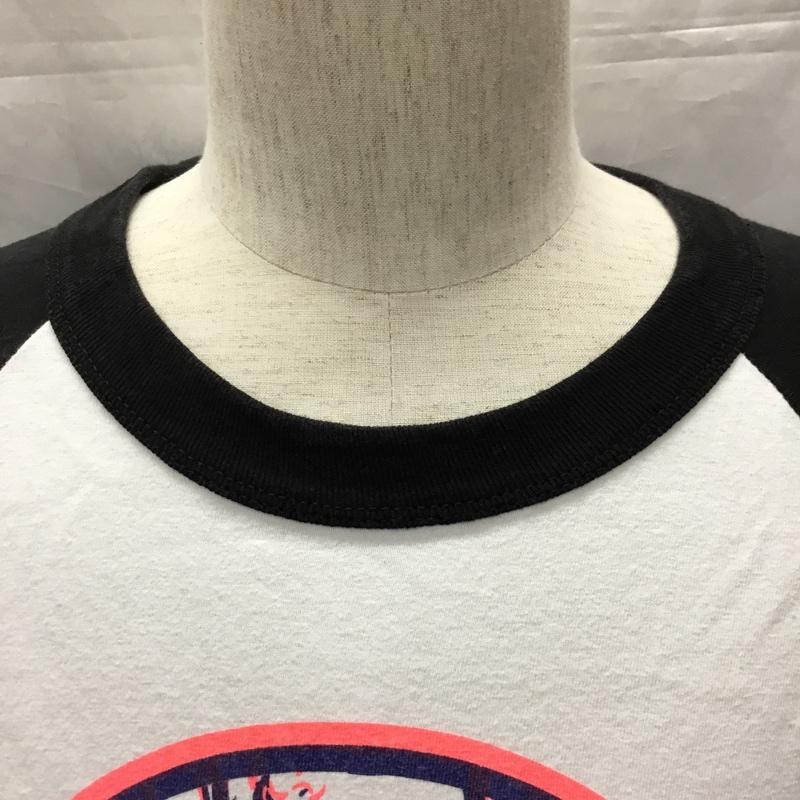 テンダーロイン TENDERLOIN カットソー 長袖 長袖カットソー クルーネックカットソー ロングスリーブカットソー プリントTシャツ L プリント 白 / ホワイト /  メンズ USED 古着 中古 10115160