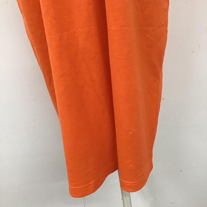 チャンピオン Champion ワンピース ひざ丈スカート CWSP30C Tシャツワンピース カットソー FREE ロゴ、文字 橙 / オレンジ /  レディース USED 古着 中古 10113781