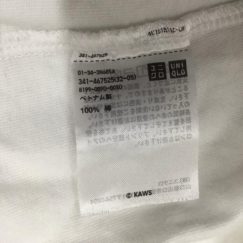 ユニクロ UNIQLO Tシャツ 半袖 341-467525 カウズ UT グラフィックTシャツ M プリント 白 / ホワイト /  メンズ USED 古着 中古 10117028