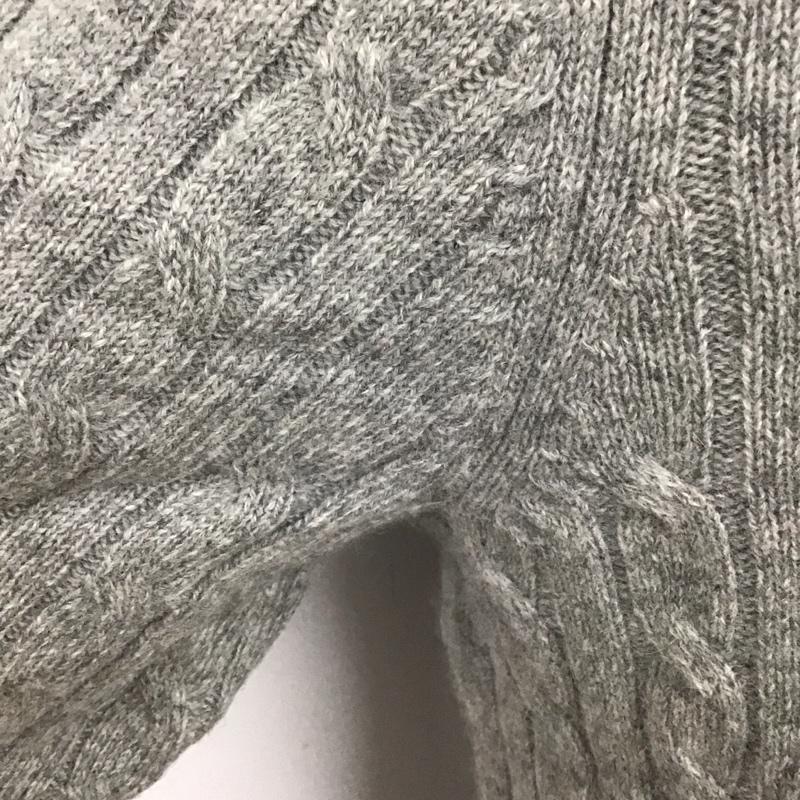 エルエルビーン L.L.Bean ニット、セーター 長袖 ハーフジップ S 無地 灰 / グレー /  メンズ USED 古着 中古 10111715