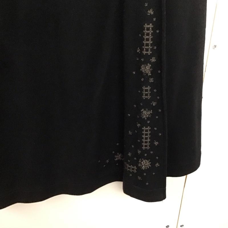 ピンクハウス PINK HOUSE スカート ロングスカート M 無地 黒 / ブラック /  レディース USED 古着 中古 10142777