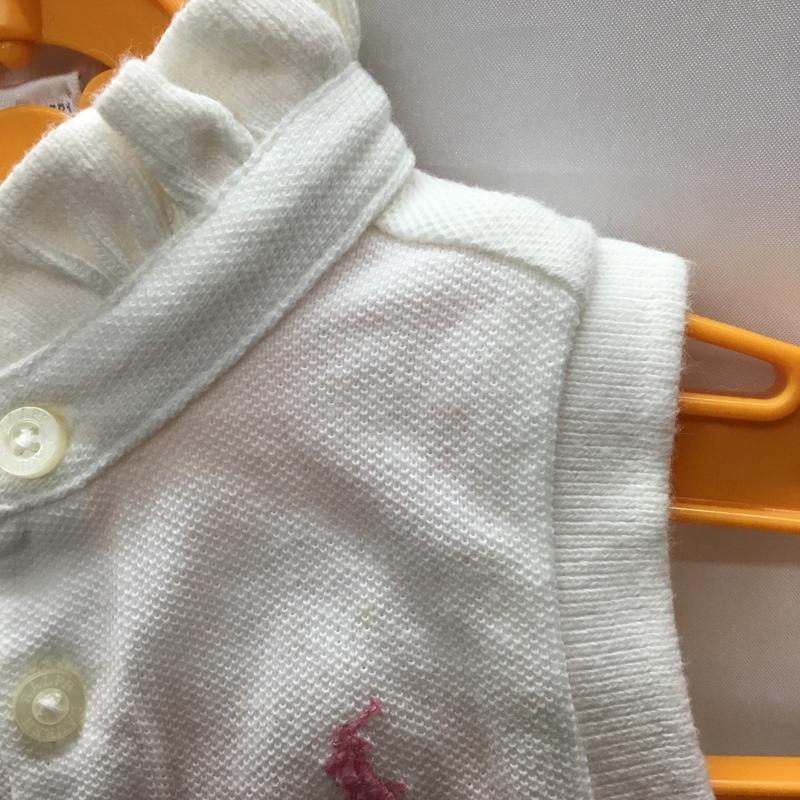 ラルフローレン RALPHLAUREN ワンピース ミニスカート 6M 無地 白 / ホワイト /  ガールズ USED 古着 中古 10110561