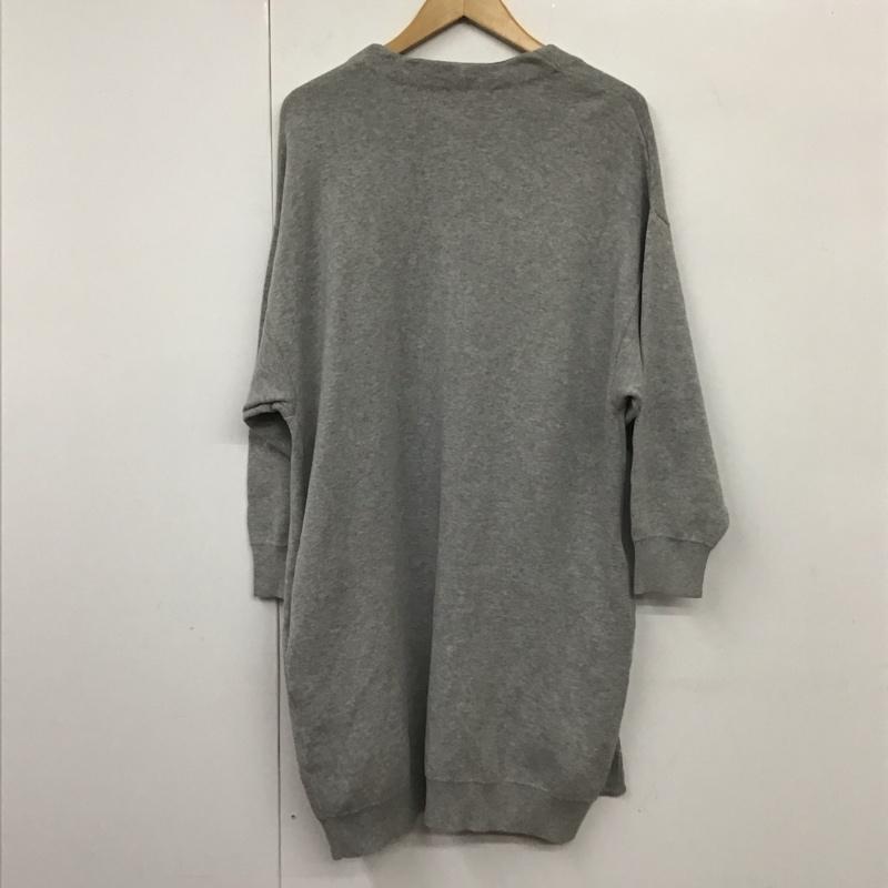 アズールバイマウジー AZUL BY MOUSSY カーディガン 長袖 250ASS70-3187 ニットカーディガン S 無地 灰 / グレー /  レディース USED 古着 中古 10130388