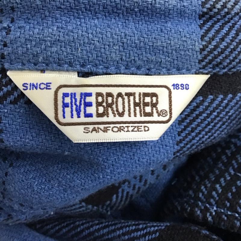 ファイブブラザー FIVE BROTHER シャツ、ブラウス 長袖 M チェック マルチカラー / マルチカラー /  メンズ USED 古着 中古 10125017