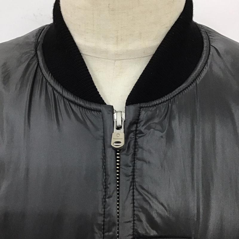 ソロイスト the soloist ジャケット、上着 ジャンパー、ブルゾン 0021aw17 MA-1 フライトボンバージャケット ジップアップジャケット 48 無地 黒 / ブラック /  メンズ USED 古着 中古 10119530