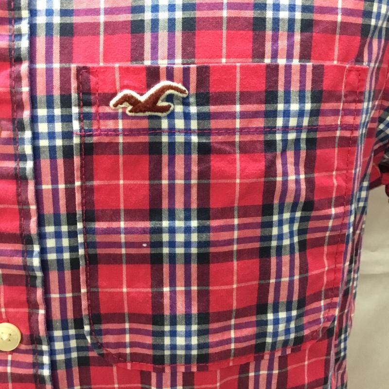 ホリスター Hollister シャツ、ブラウス 半袖 ボタンダウンシャツ S チェック マルチカラー / マルチカラー /  メンズ USED 古着 中古 10108979