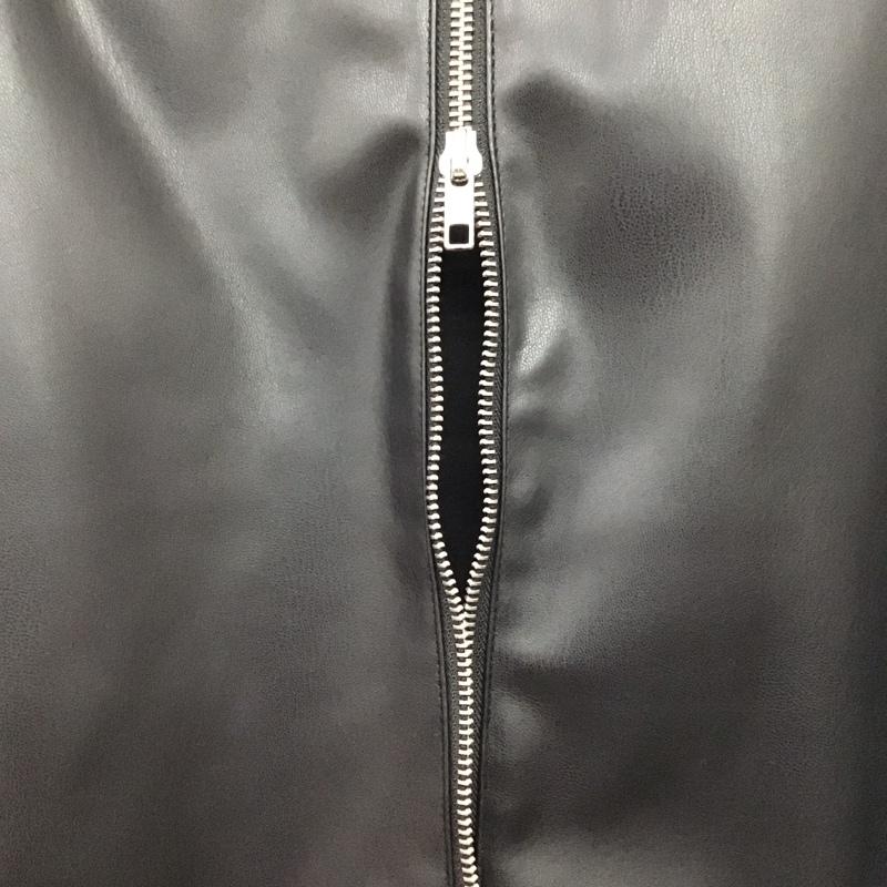 アズールバイマウジー AZUL BY MOUSSY スカート ロングスカート 250ISC31-304I-1 フェイクレザーZIPタイトスカート M 無地 黒 / ブラック /  レディース USED 古着 中古 10145000
