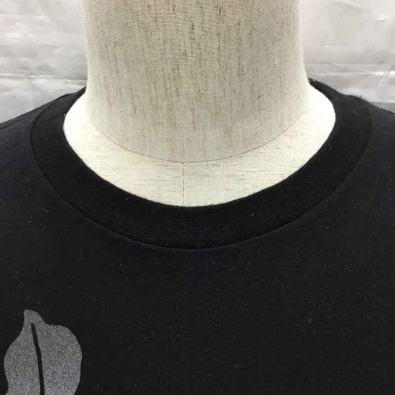 ステューシー STUSSY Tシャツ 半袖 半袖カットソー プリントTシャツ クルーネックカットソー M プリント 黒 / ブラック /  メンズ USED 古着 中古 10119722