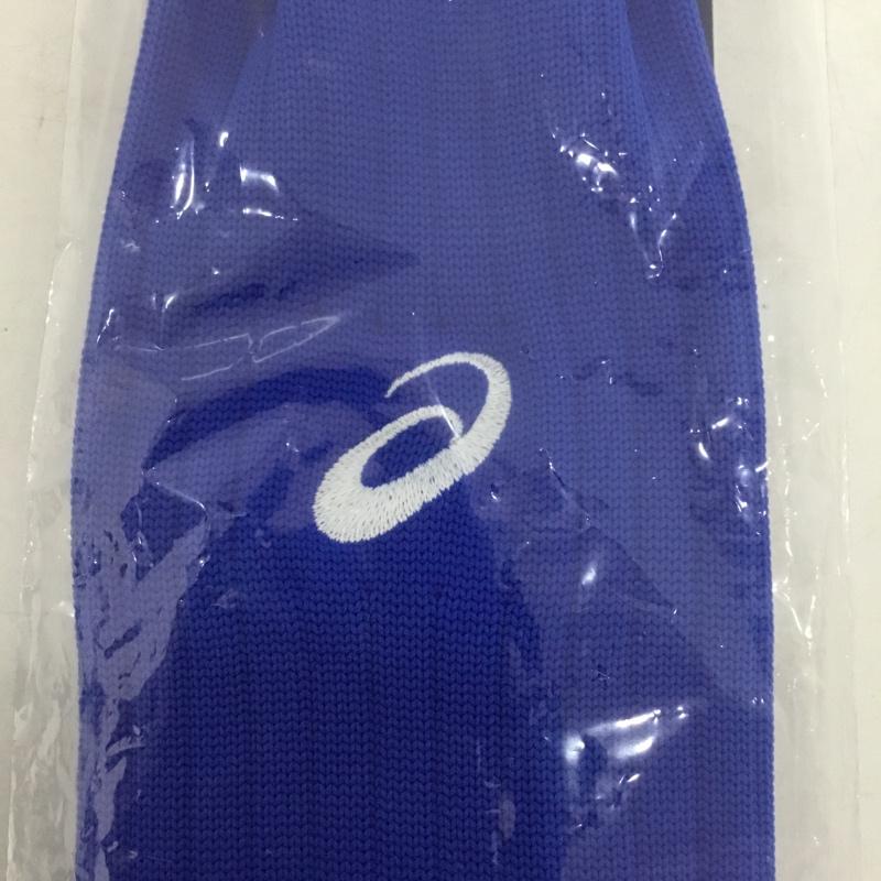 アシックス ASICS ファッション小物 ファッション小物 XSS096 ストッキング ジュニア サッカー 26cm ロゴ、文字 青 / ブルー /  ボーイズ USED 古着 中古 10132161