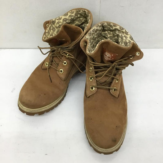 ティンバーランド Timberland ブーツ 一般 D475 192 US：9 ロゴ、文字 茶 / ブラウン /  メンズ USED 古着 中古 10138525