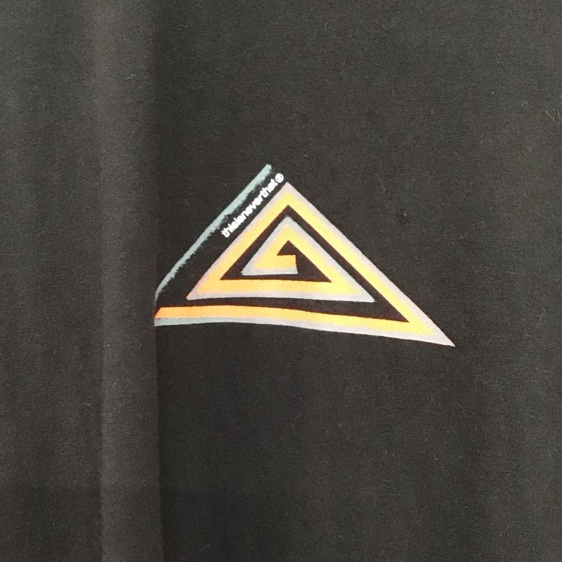 ディスイズネバーザット thisisneverthat Tシャツ 半袖 半袖カットソー プリントTシャツ クルーネックカットソー XL ロゴ、文字 ダークグレー / ダークグレー /  メンズ USED 古着 中古 10145713
