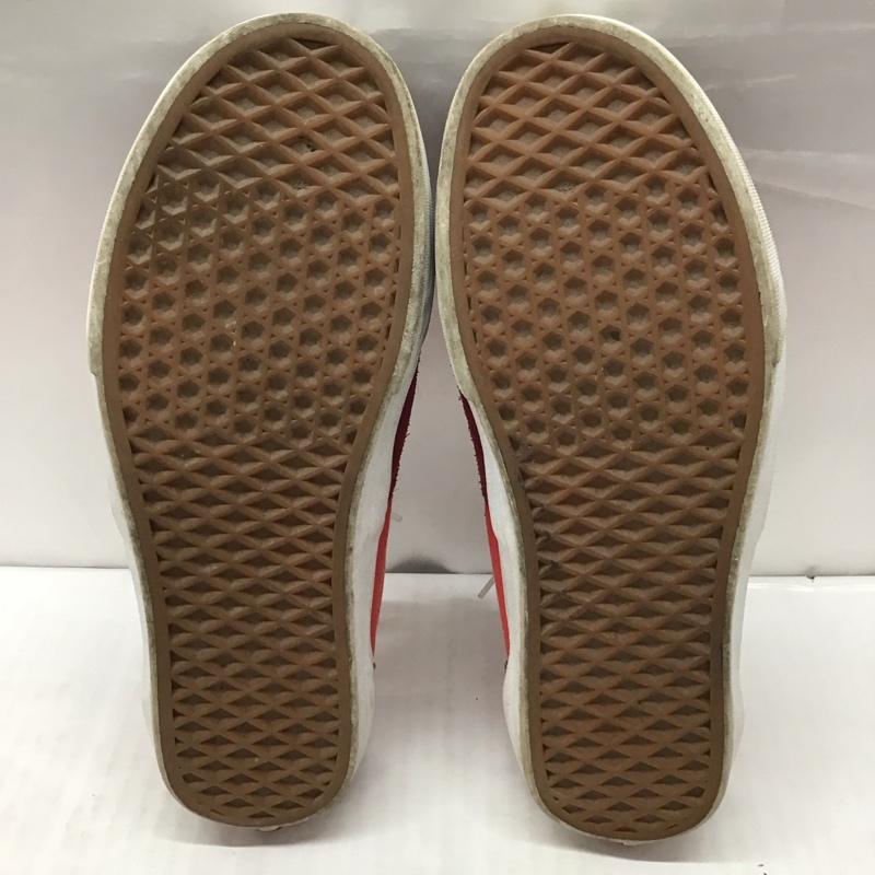 バンズ VANS スニーカー スニーカー 721454 ローカット 27.5cm 27.5cm ロゴ、文字 赤 / レッド / X 白 / ホワイト /  メンズ USED 古着 中古 10116234