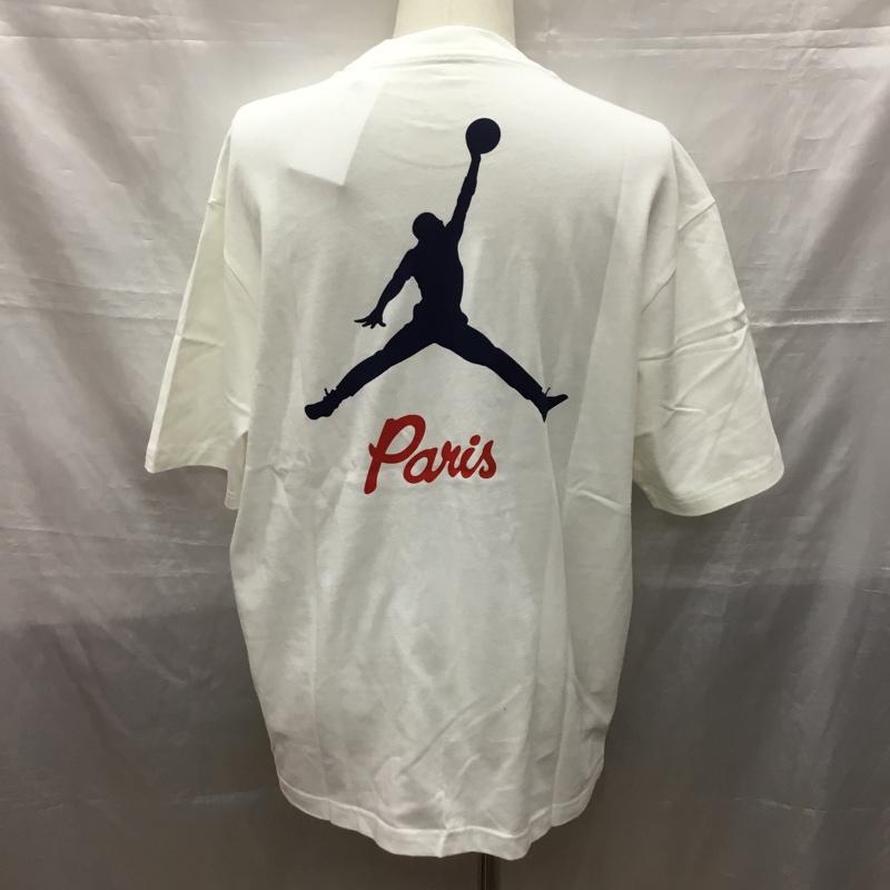 ナイキ NIKE Tシャツ 半袖 DJ0402-100 パリSG ジョーダン クルーネック タグ付き XL プリント 白 / ホワイト /  メンズ USED 古着 中古 10121254