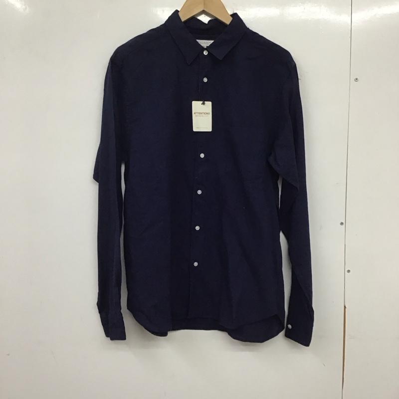 ビューティアンドユースユナイテッドアローズ BEAUTY&YOUTH UNITED ARROWS シャツ、ブラウス 長袖 長袖シャツ 無地シャツ カラーシャツ XL 無地 紺 / ネイビー /  メンズ USED 古着 中古 10135502