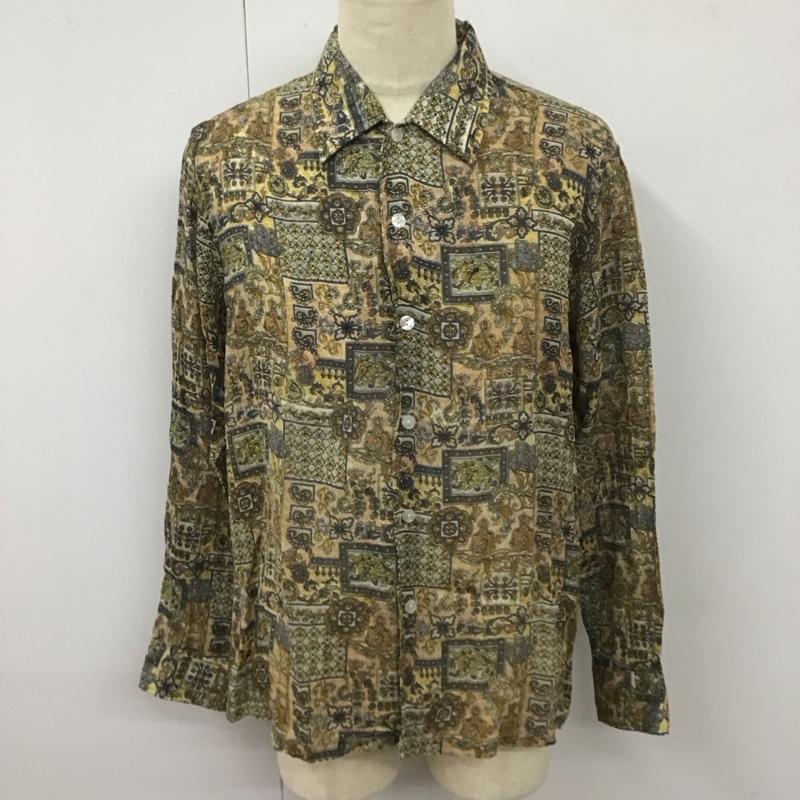 ニードルス Needles シャツ、ブラウス 長袖 長袖シャツ カラーシャツ 長袖カットソー 柄シャツ L プリント マルチカラー / マルチカラー /  メンズ USED 古着 中古 10112994